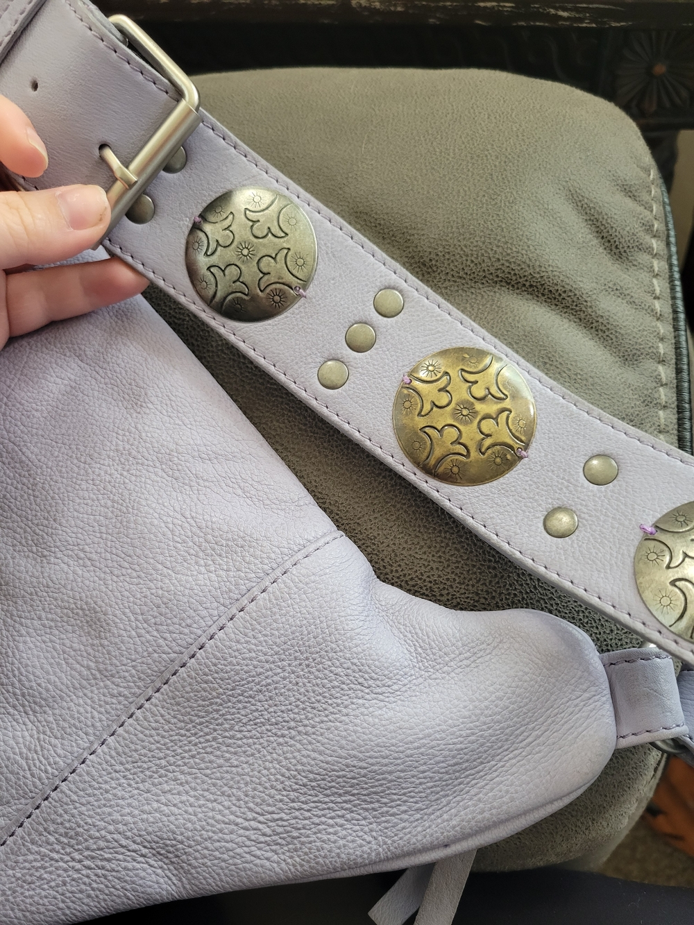 Free People Wilder Sling Belt Bag Lavender - Picture 9 of 11